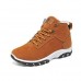 Men's Winter Fur Warm Outdoor Non-slip Sneakers Suede High Top Snow Ankle Boots
