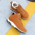 Men's Winter Fur Warm Outdoor Non-slip Sneakers Suede High Top Snow Ankle Boots