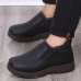 Boots Men Winter Fur Warm Shoes Snow Ankle Thicken Winter Sports Sneakers Cotton Leather