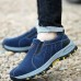 TENGOO Men's Casual Safety Shoes Steel Toe Breathable Work Boots Hiking Climbing Shoes