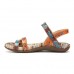 Women's Flat Leather Sandals Summer Low Heel Buckle Handmade Outdoor Lightweight Beach Sandals