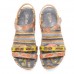 Women's Flat Leather Sandals Summer Low Heel Buckle Handmade Outdoor Lightweight Beach Sandals