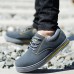 TENGOO Steel Toe Safety Shoes Insurance Shoes Waterproof Anti-Smashing Non-Slip Outdoor Hiking Work Shoes