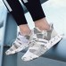 TENGOO Fly Knit Men Sneakers Ultralight Breathable Sports Running Shoes Non-slip Wear Resistance Casual Fashion Shoes