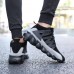 R345 Outdoor Men's Breathable Shock Absorbing Suede Trekking Runners Shoes Sneakers
