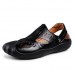 Summer Outdoor Leisure Men's Sandals Leather Breathable Beach Shoes