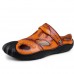 Summer Outdoor Leisure Men's Sandals Leather Breathable Beach Shoes