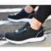 TENGOO Men's Ultralight Safety Shoes Steel Toe Work Sneakers Slip Resistant Breathable Hiking Climbing Running Shoes
