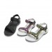 HEMU Men Sandals Ethnic Embroidery Jacquard Ribbon Flexible Non-slip Outdoor Summer Beach Sandals