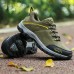 Men's Leather Waterproof Outdoor Shoes Hiking Jungle Running Camping Non-Slip Sneakers