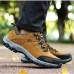 Men's Leather Waterproof Outdoor Shoes Hiking Jungle Running Camping Non-Slip Sneakers