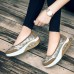 Mesh Rocker Sole Shoes Health Shoes Slip On Athletic Casual Round Toe Sport