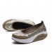 Mesh Rocker Sole Shoes Health Shoes Slip On Athletic Casual Round Toe Sport