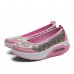 Mesh Rocker Sole Shoes Health Shoes Slip On Athletic Casual Round Toe Sport