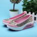 Mesh Rocker Sole Shoes Health Shoes Slip On Athletic Casual Round Toe Sport