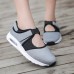 Q3324 Women Cushion Soft Breathable Basket Jogging Walking Tennis Running Shoes Sneakers
