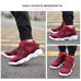Men's Shock Absorbing High Top Ankle Sneakers Short Boots Outdoor Sports Shoes