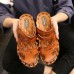 Men Beach Shoes Breathable Sandals Cooler Summer Mixed Slip Soft Flats Male Slippers Microfiber