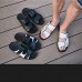 S-0056 Summer Fashion Men Male Cool Genuine Leather Open Toe Casual Beach Shoes Slippers Sandals