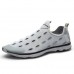 SOCONE Men Water Summer Breathable Slip On Beach Sneakers Swimming Sandals Wading Fast Shoes