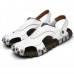 Men's Sandals Genuine Leather Soft Sole Casual Toe Breathable Cooler Shoes Summer Beach Cowhide