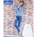 SABOLAY New Style Blue Quick Dry Sunscreen Female Yoga Fitness Snorkeling Diving Surfing Tight Pants