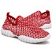 Mens Driving Slip on Loafers Running  Summer Breathable Mesh Casual Shoes