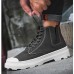 Men's Martin Sport Ankle Boots Leather Casual Walking Shoes Comfortable Breathable Hiking Shoes