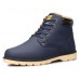 Men's Winter Keep Warm Snow Boots Hiking Camping Jungle Shoes Waterproof Windproof Fuzzy Shoes