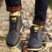 Men's Winter Keep Warm Snow Boots Hiking Camping Jungle Shoes Waterproof Windproof Fuzzy Shoes