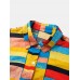 Mens Holiday Color Block Breathable Casual Shirts