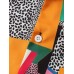 Mens Color Block Contrast Pevere Collar Short Sleeve Shirt
