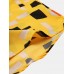 Mens Color Block Contrast Lapel Short Sleeve Shirt