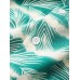 Mens Reed Print Stripe Pocket Lapel Short Sleeve Shirt