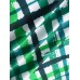 Mens Wave Srtipe Plaid Pocket Short Sleeve Shirt
