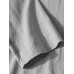 Mens Pure Color Bandage Collar Seam Loose Long Sleeve T-Shirts