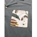 Mens Double Pockets Patchwork Lapel Loungewear Casual Loose Long Sleeve Home Pajamas Sets