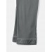Mens Double Pockets Patchwork Lapel Loungewear Casual Loose Long Sleeve Home Pajamas Sets