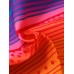 Mens Colorful Striped Revere Collar Pocket Street Short Sleeve Shirts