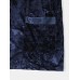 Mens Solid Color V-Neck Top Elastic Waist Shorts Japanese Style Sauna Suit Home Pajamas