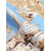 Mens Hawaii Style Landscape Print Revere Collar Short Sleeve Shirts