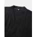 Mens Geometric Print V-Neck Top Elastic Waist Pocket Japanese Style Sauna Suit Home Pajamas