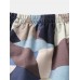 Mens Geometric Print V-Neck Top Elastic Waist Pocket Japanese Style Sauna Suit Home Pajamas