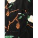 Mens Floral Print V-Neck Loose Cotton Comfy Short Loungewear With Pocket