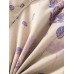 Mens Contrast Color Floral Print Lace-Up Cotton Two-Piece Sauna Bathwear Home Pajamas