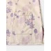 Mens Contrast Color Floral Print Lace-Up Cotton Two-Piece Sauna Bathwear Home Pajamas