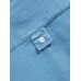 Mens Corduroy Button Up Double Pocket Plain Long Sleeve Shirts
