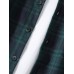 Mens Plaid Button Up Lapel Double Pocket Loose Long Sleeve Shirts