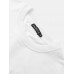 Mens Graphic Print Zebra Patchwork Faux Twinset Long Sleeve T-Shirt