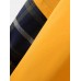 Mens Slogan Print Faux Twinset Plaid Patchwork Long Sleeve T-Shirt